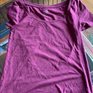 old navy maroon top